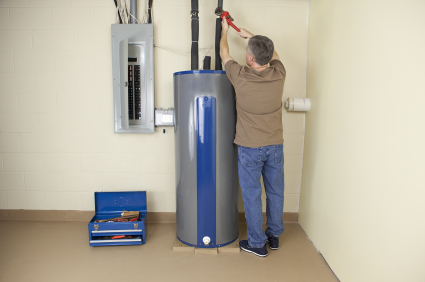 Jake, one of our plumbing in Saratoga pros, installs a brand new water heater